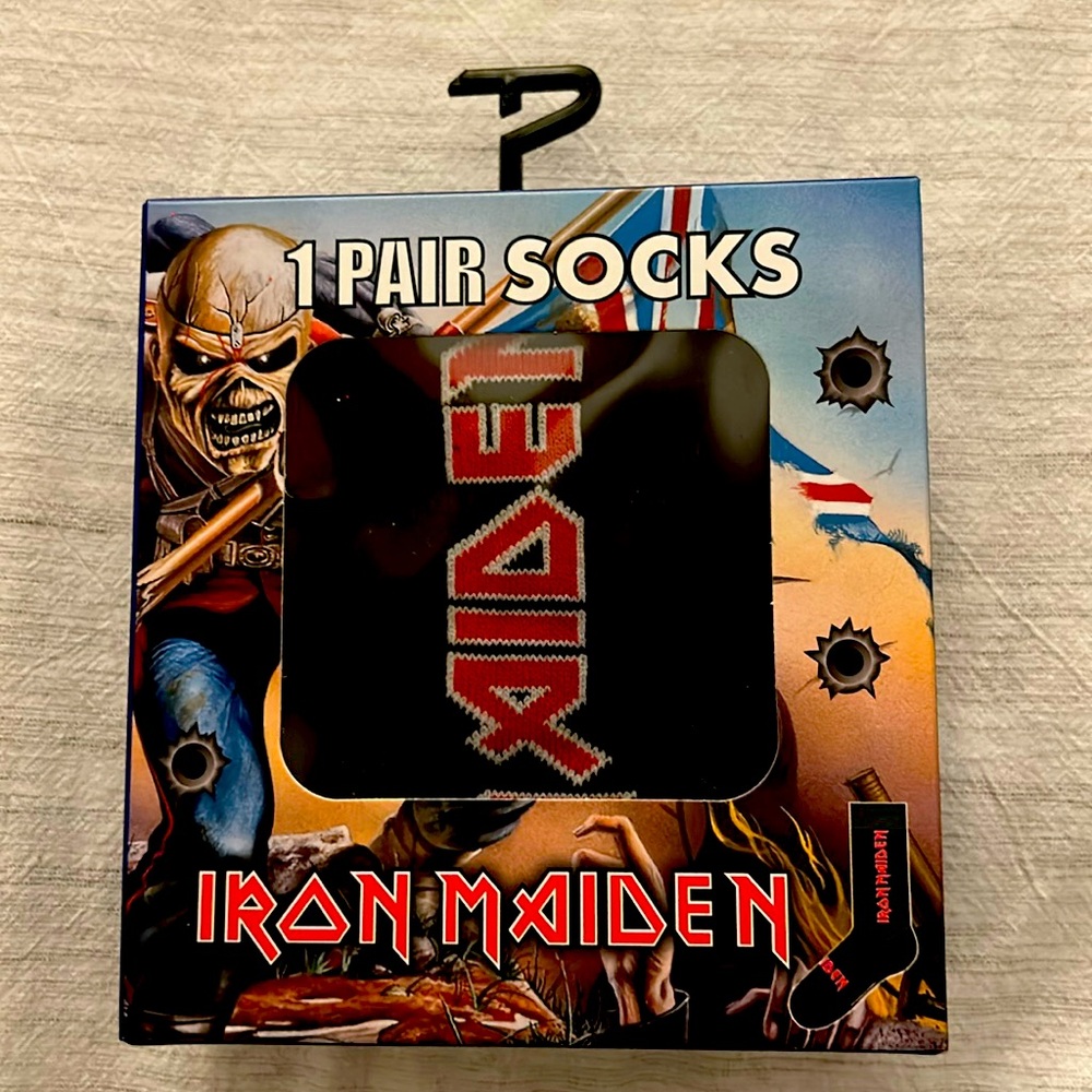 IRON MAIDEN Socks Brand New sealed in box